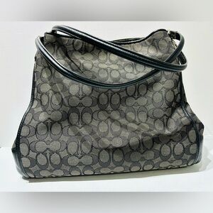 Coach Elegant Black and Gray Women's Bag